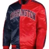 Washington Wizards Red And Blue Satin Jacket