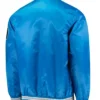 Wayne Dallas Mavericks Blue Satin Full Snap Jacket Back