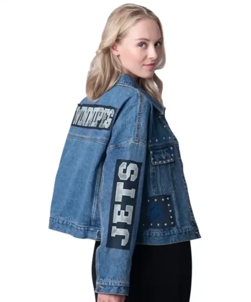Winnipeg Jets Blue Denim Jacket For Men and Women