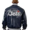 Winnipeg Jets Bomber Leather Jacket