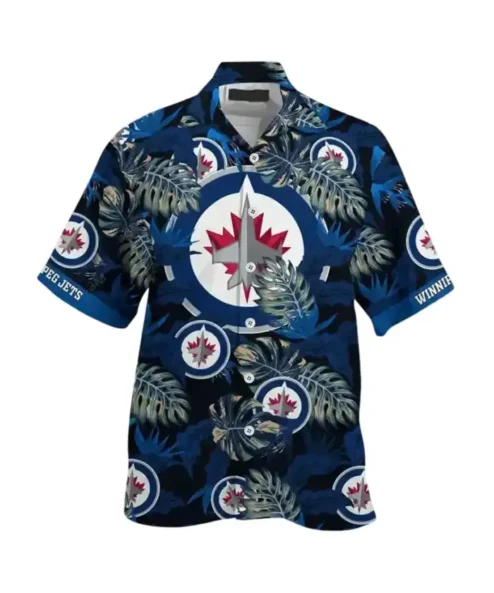 Winnipeg Jets Hawaiian Print Shirt