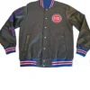 Wintheiser Detroit Pistons Championship Black Wool Varsity Jacket