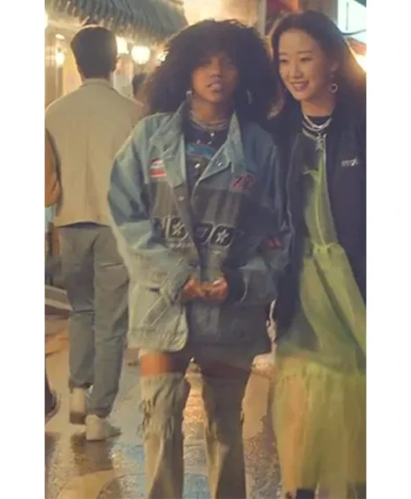 XO Kitty S02 Juliana Oversized Denim Jacket