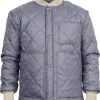 A Working Man Jason Statham Grey Puffer Jacket
