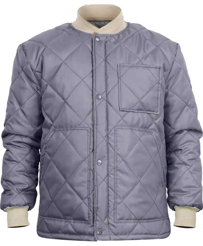 A Working Man Jason Statham Grey Puffer Jacket
