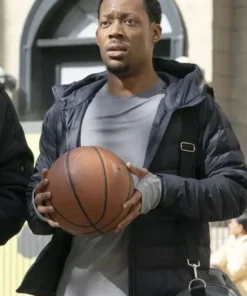 Abbott Elementary S04 Gregory Eddie Black Puffer Jacket