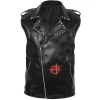 Spider-Man Spider-Punk Leather Vest from Across the Spider-Verse with a distinctive punk aesthetic