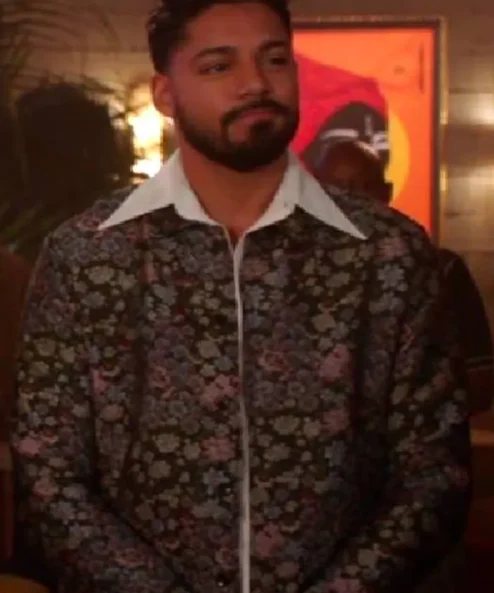 All American S07 Michael Evans Behling Floral Jacket