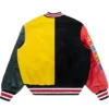 All Star Hipster Smoke Rise Varsity Jacket Back