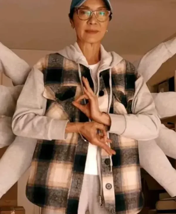 American Born Chinese 2023 Guanyin Plaid Jacket