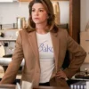 Amy Pietz Tracker S02 Camel Brown Blazer For Sale