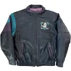 Anaheim Ducks Vintage Leather Zip Jacket