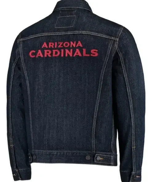 Arizona Cardinals Blue Jeans Denim Jacket