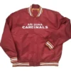 Arizona Cardinals Full Snap Red Bomber Jacket