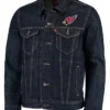 Arizona Cardinals Jeans Blue Denim Jacket