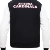 Arizona Cardinals Letterman Black And White Jacket
