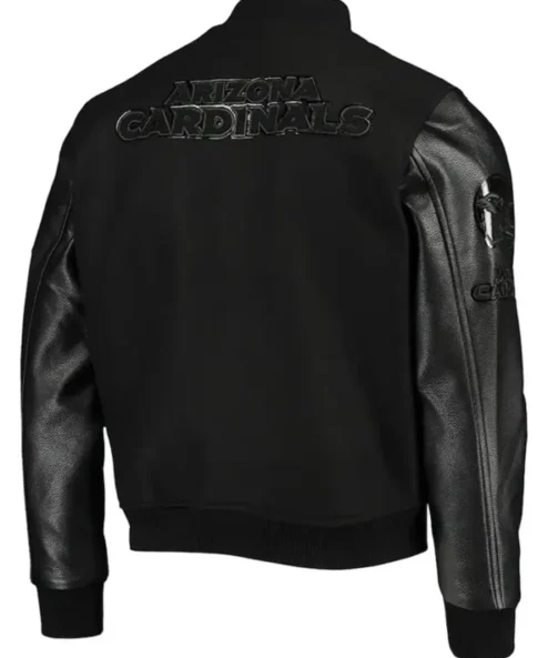 Arizona Cardinals Letterman Black Jacket