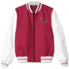 Arizona Cardinals Red Baseball Bomber Jacket