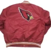 Arizona Cardinals Red Full Snap Bomber Jacket