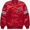 Arizona Cardinals Vintage Red Bomber Jacket