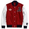 Buy Arsenal Noble Maroon And White Letterman Jacket Men And Women