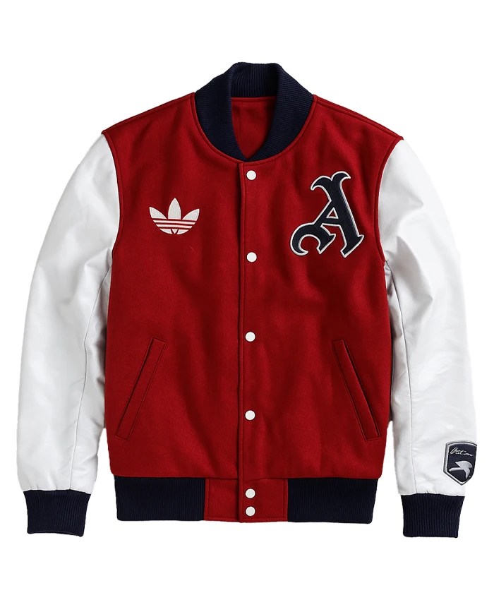 Buy Arsenal Noble Maroon And White Letterman Jacket Men And Women