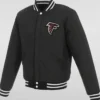 Atlanta Falcons Black And White Full-Snap Jacket