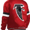 Atlanta Falcons Gridiron Classics Home Game Red Satin Jacket