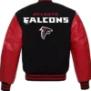 Atlanta Falcons Red and Black Varsity Jacket
