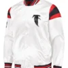 Atlanta Falcons White Satin Vintage Jacket