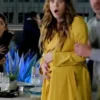 Based on a True Story 2023 Kaley Cuoco Yellow Coat