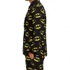 Batman black buttoned suit inspired by the iconic superhero style