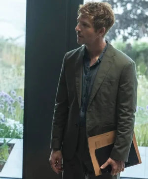 Bergerac S01 Damien Molony Green Blazer For Men