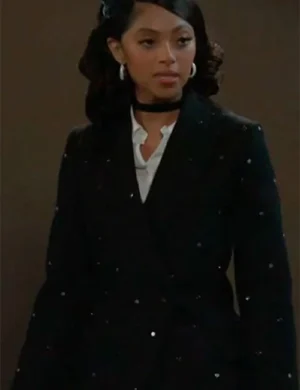 Beyond The Gates Colby Muhammad Black Studded Coat