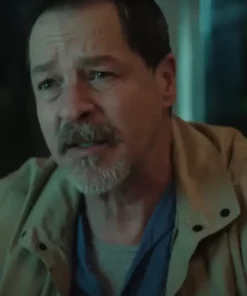 Bob Trevino Likes It French Stewart Beige Cotton Jacket