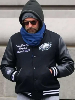Bradley Cooper Eagles Black Varsity Jacket