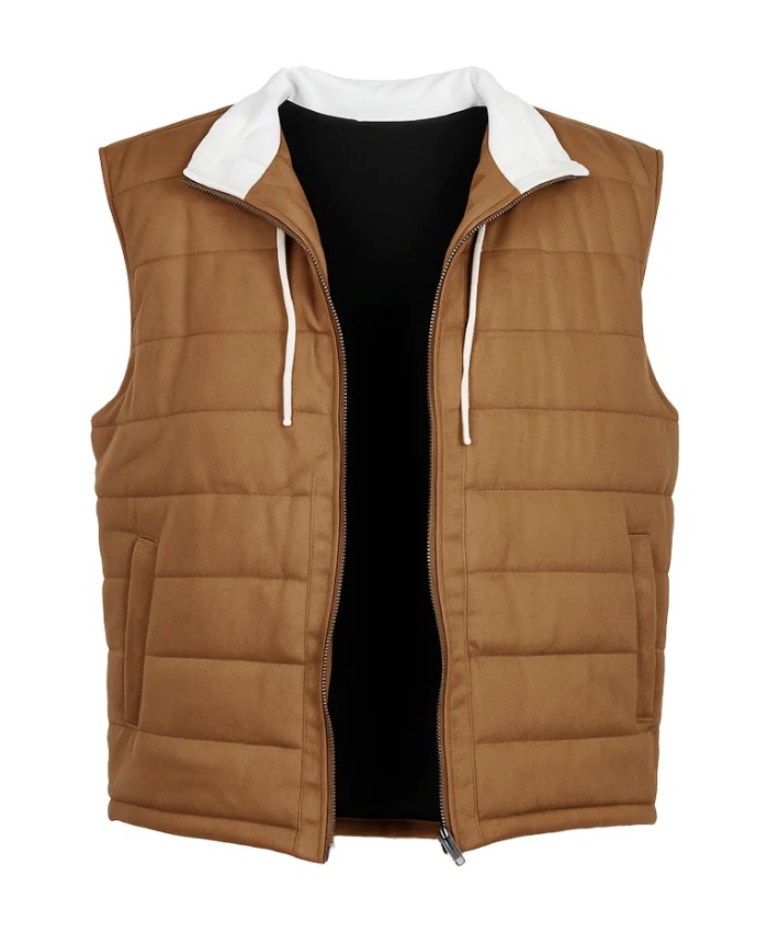 Buy Clark Gregg Zero Day S1 Robert Lyndon Brown Puffer Vest