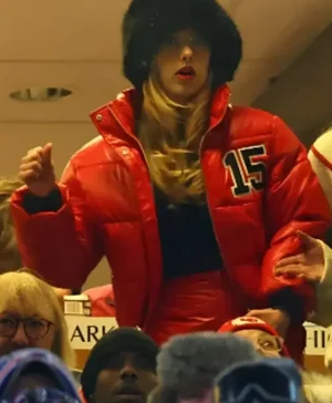 Cara Delevingne Kansas City Chiefs Red Jacket