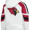 Cardinal Arizona Starter Pullover White Hooded Jacket