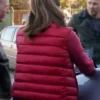 Chicago PD S 12 Kim Burgess Puffer Red Jacket