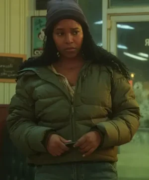 Chicago PD S12 Toya Turner Puffer Green Jacket