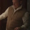 Clark Gregg Zero Day 2025 Brown Puffer Vest
