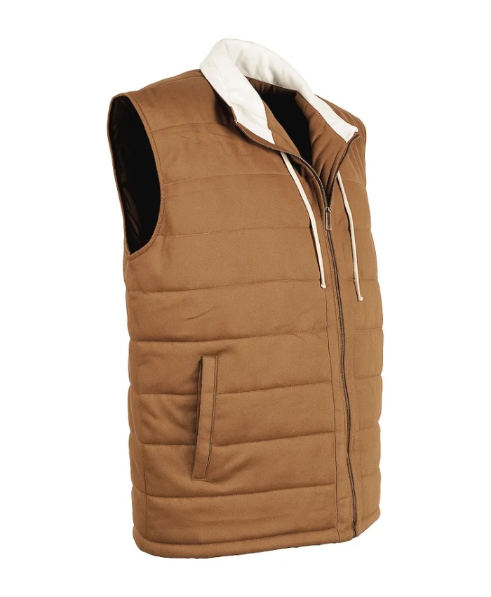 Buy Clark Gregg Zero Day S1 Brown Puffer Vest