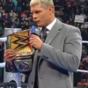Cody Rhodes Grey Wool Coat