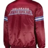 Colorado Avalanche Satin Burgundy Varsity Jacket
