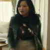 Control Freak 2025 Kelly Marie Tran Black Leather Jacket