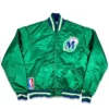 Dallas Mavericks Green Varsity Jacket