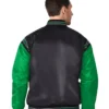 Dallas Stars Black And Green Starter Varsity Jacket