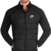 Dallas Stars Black Puffer Zipper Jacket