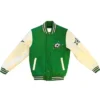 Dallas Stars Green And White Varsity Jacket